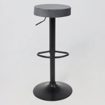 Стул LEMMA, серый велюр/черный_8