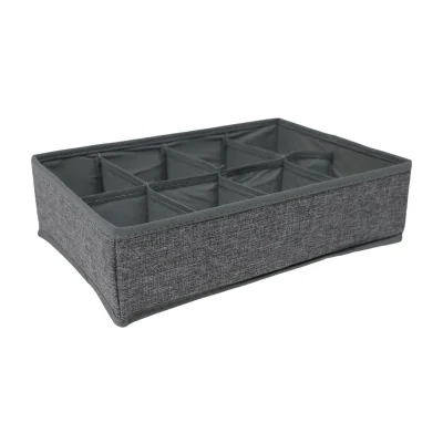 Контейнер для хранения MACKENZIE-1, 8 ячеек, серый, 34*24*9см фотография