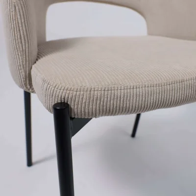 Стул ELSA, капучино велюр Fjord27/черный_8