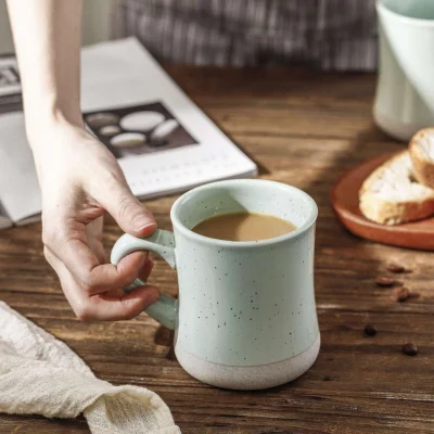 Кружка STONE CLAY, керамика, светло-зеленый, 8,5*12*10см_3