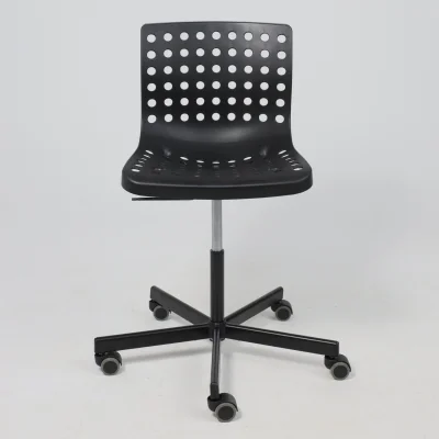 Кресло, рабочее поворотное ORA, пластик, черный_7