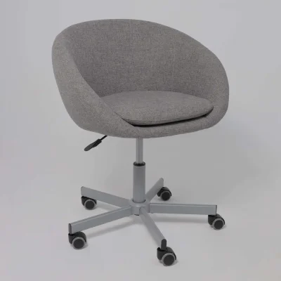 Кресло поворотное ELENA, ткань, серый_23