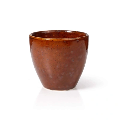 Стакан OPALUS, фарфор, каштановый, 150мл фотография