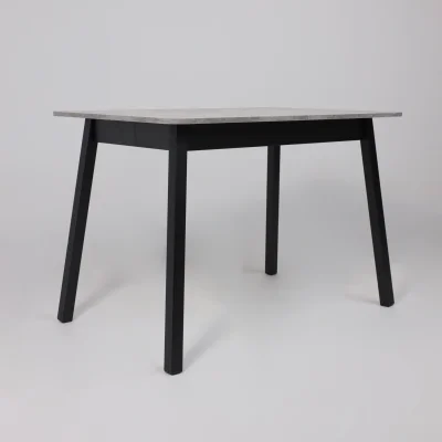 Стол TIRK RADIAL-110, раздвижной 110(142)х70, Серый сланец/Чёрный_16