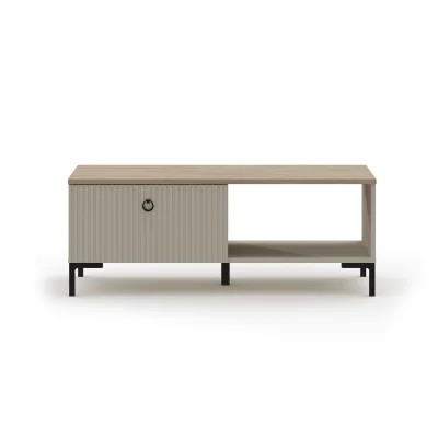 Н.м. "DOMENICA" стол журнальный LAW1S, к.Глиняный серый+Дуб сильвержек ореховый/Глиняный серый_2