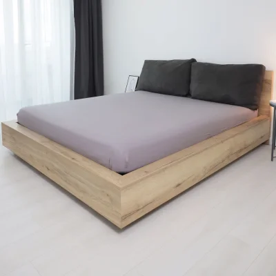 Простыня 220*240 см Стальной (поплин)_14