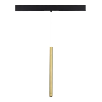 Магнитный трековый светильник Золотистый LED 1*8W 3000K 450Lm Ra90 24° IP20 D30xH500 48 SKYLINE 48_2