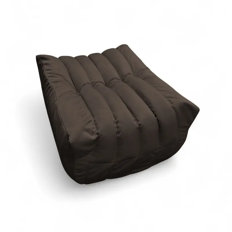 Бескаркасное кресло-пуф Француз BeanBag 90*45 / микровелюр, Шоколад_preview_3