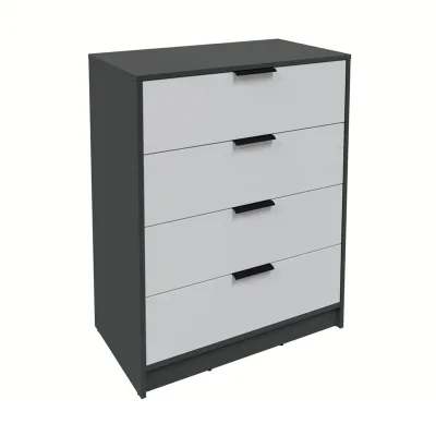 Комод КОНЦЕПТ КТ-К80, к.Антрацит/ф.Серый  (В1020хШ800хГ451мм)_3