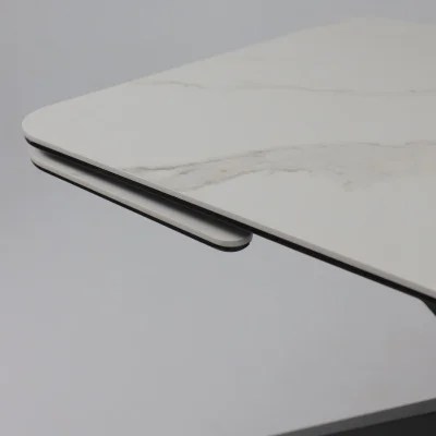 Стол РЕЙН NEW,керамика 0 кат. 1200(1840)*800, Камень белый Greys White/Черный матовый_14