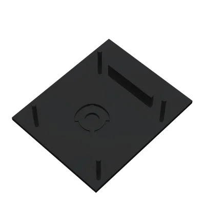 Заглушка к магнитному шинопроводу (2шт) ST-Luce Черный SKYLINE 48+ фотография