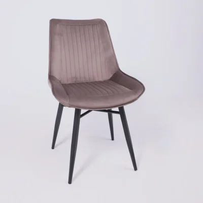 Стул Devis, бежевый велюр Bluvel 38/черный_15