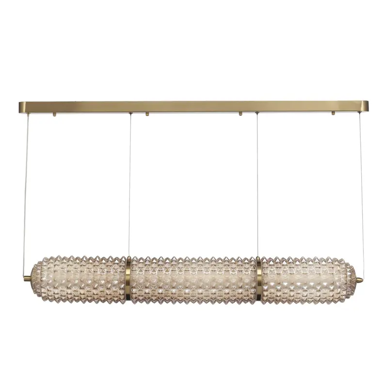 Светильник подвесной ST-Luce латунь/Шампань LED 1*37W 4000K SAGUARO_preview_2