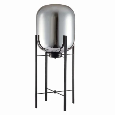 Торшер ST-Luce Черный/Дымчатый E27 1*40W БУРАСКА_2