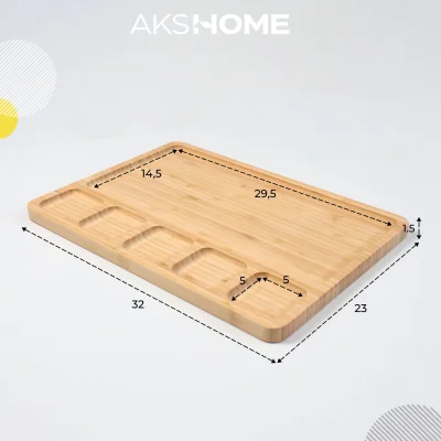 Менажница MINO, бамбук, 32*23*1,5 см_13