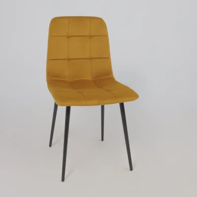 Стул AV 406-N, карри бархат Confetti chai tea/черный_3