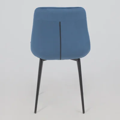 Стул AV 405, синий бархат Confetti deep ocean/черный_11