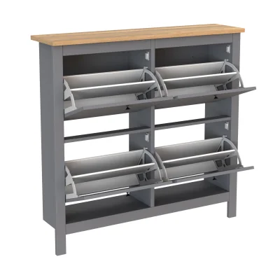 Прихожая Сага, ясень + серый. Комплект №4_3