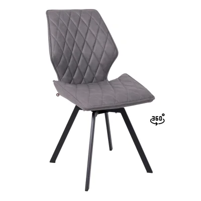 Стул Rafael M-R 360, k10 Антрацит замша LUX\черный фотография