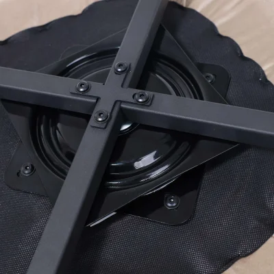 Кресло MELON, поворотное, бежевый велюр/черный_23