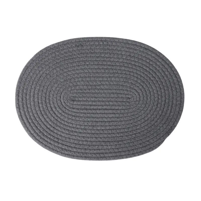 Подставка сервировочная KNOT, овальная, темно-серый, 40*30см фотография
