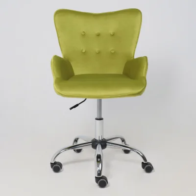 Кресло поворотное BELLA, велюр/оливковый_17