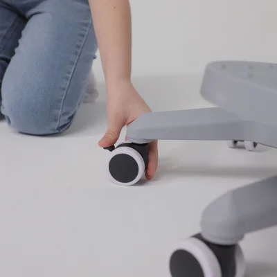 Кресло поворотное LEO, ткань, голубой_7