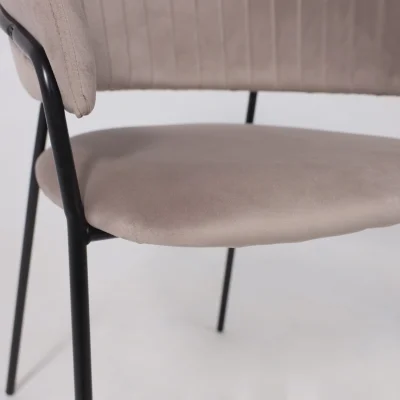 Стул AV 433, светло-коричневый бархат H-61/черный_11