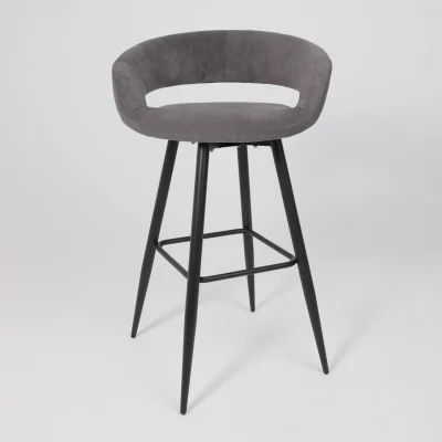 Стул барный BARNY-R 900, b28 ANTRACITE LUX\черный_15