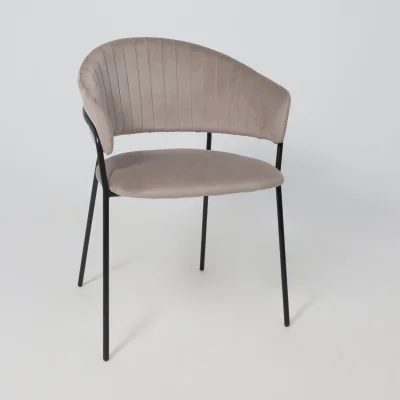 Стул AV 433, светло-коричневый бархат H-61/черный_16