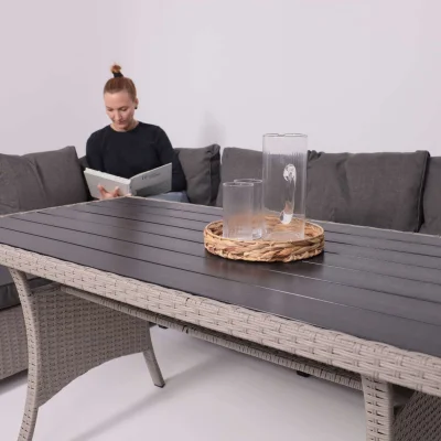 Комплект садовой мебели ROSEWOOD (диван 2шт, стол 1шт), серый_15