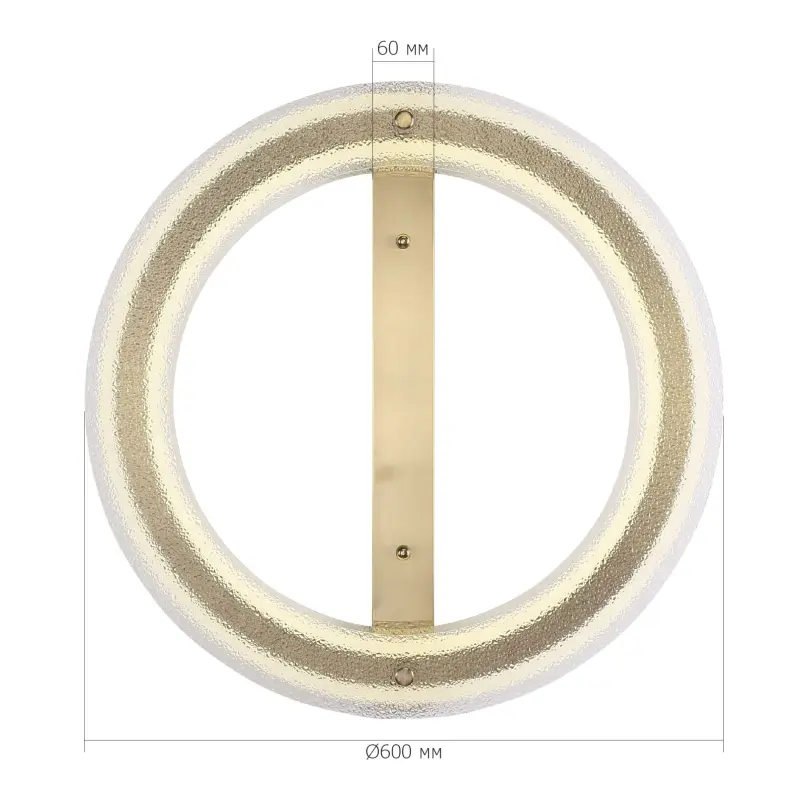 Светильник потолочный ST-Luce золотистый/Прозрачный LED 1*40W 4000K FAGY_preview_6