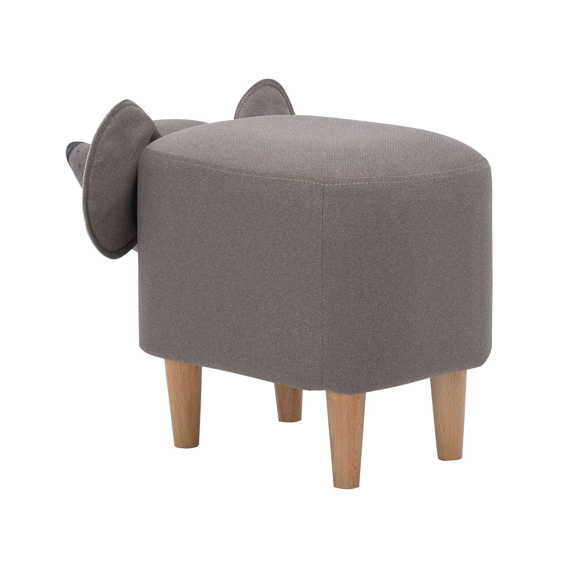 Пуф Leset Mouse COMBI, 330*650*410, рогожка Milos16 коричневый / Milos02 бежевый_preview_4