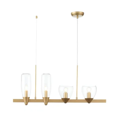 Светильник подвесной ST-Luce Золотистый/Прозрачный E14 4*40W TENERESA_9