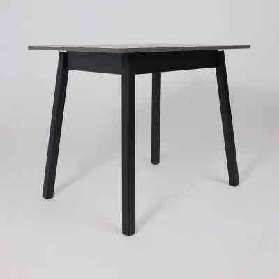 Стол TIRK RADIAL-94, раздвижной 94(126)х64, Дымчатая керамика/Чёрный_7