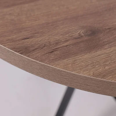 Стол РИГА, D950, Дуб Велингтон/Черный_10