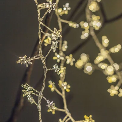 Светодиодная гирлянда AKS тип 4 ( Звездочки 84LED, 2.15м, 3АА ) фотография