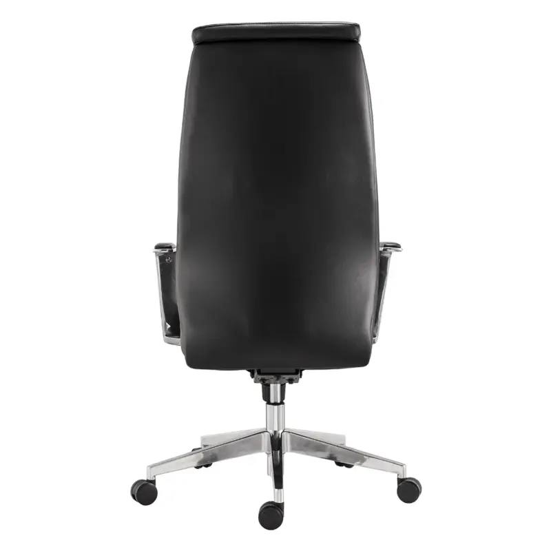 Кресло офисное BRABIX PREMIUM, Jazz EX-757, синхромеханизм, аллюминий, черная экокожа_preview_5