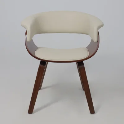 Кресло барное MODY, экокожа, кремовый/орех_13