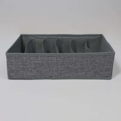 Контейнер для хранения MACKENZIE-1, 6 ячеек, серый, 34*24*9см_3