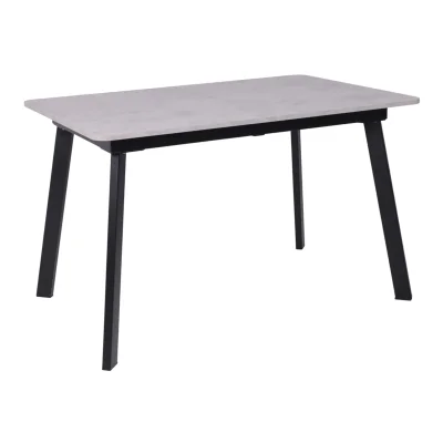 Стол AV 1209/1, ЛМДФ, раздвижной 1200(1600)*800 Ароза светлая/черный фотография