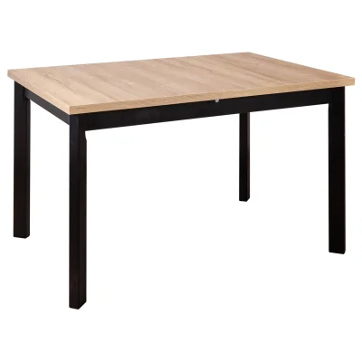 Стол MAX 5 P, 1200(1500)*800*780, дуб грендсон/чёрный_2