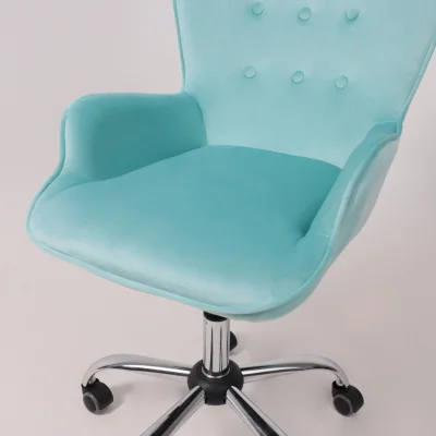 Кресло поворотное BELLA, велюр/мятный_24