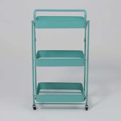 Этажерка NIKA, голубая (бирюзовый)_4