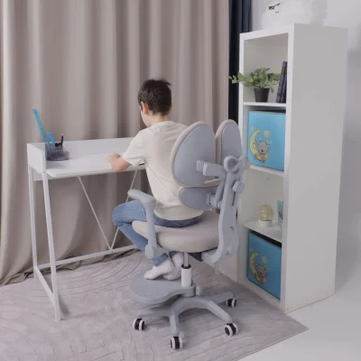 Кресло поворотное LEO, ткань, серый_5