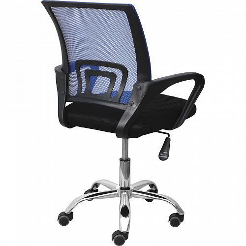 картинка Кресло поворотное RICCI, NEW (синий+черный)