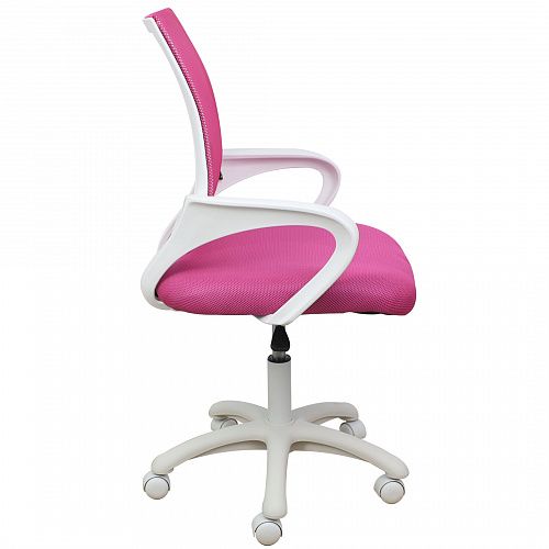 Компьютерные кресла - Кресло поворотное RICCI, WHITE (розовый)