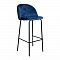 Барные стулья - Стул ICON, барный, синий велюр HLR 64/черный