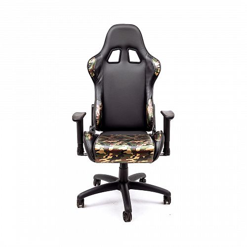Геймерские кресла - Кресло поворотное MILITARY, ECO, (черный+камуфляж)