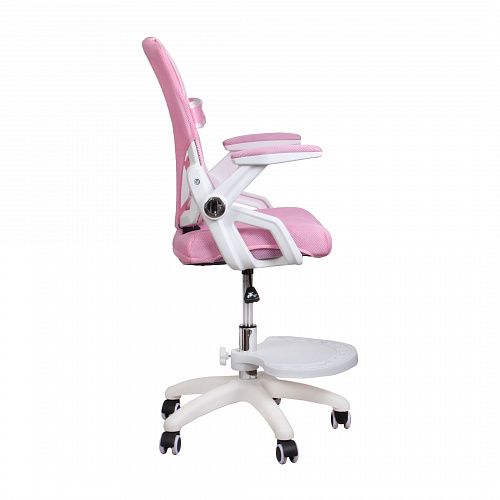 картинка Кресло поворотное MOON, ткань, (розовый)